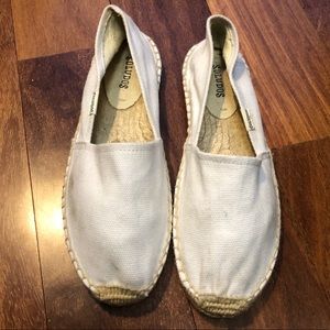 Soludos - white espadrille flats | 7
